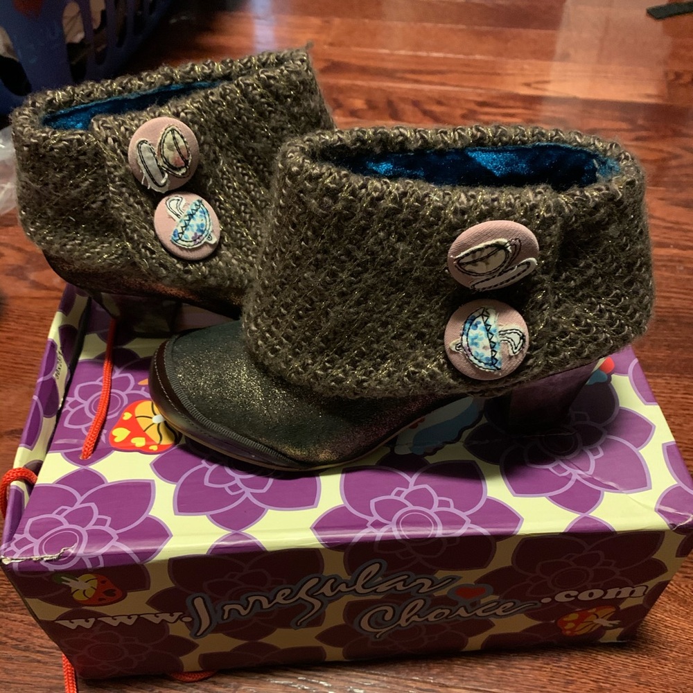 Irregular Choice Sweater Booties